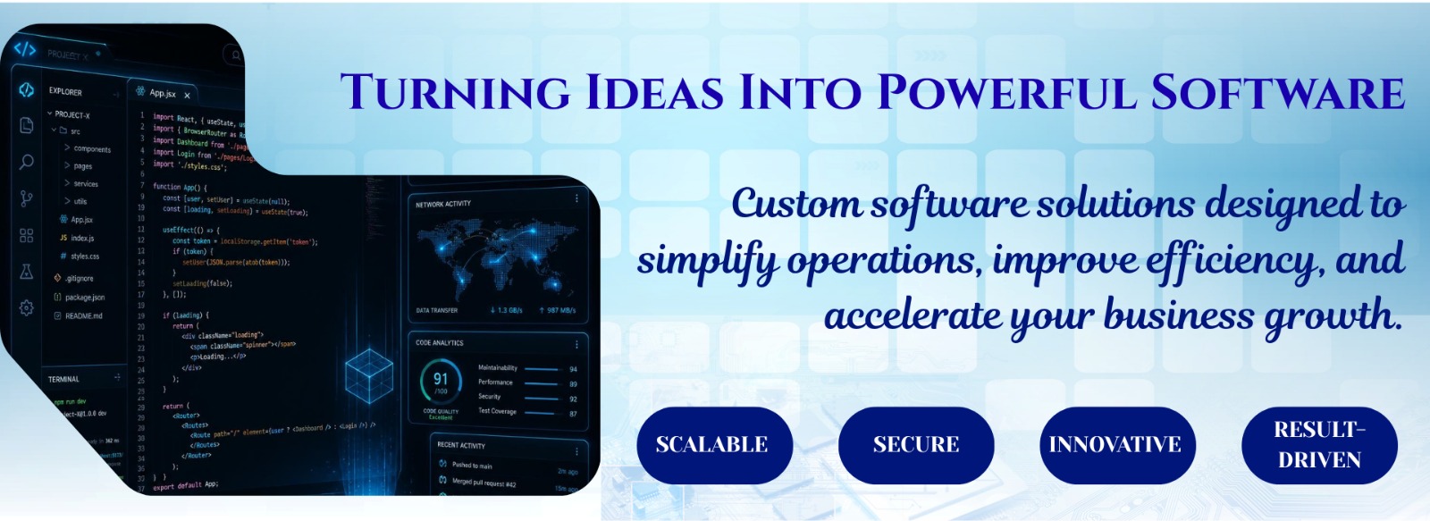 Zyyron Software Solutions Banner 2